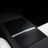 Real Carbon Fiber Center Console Cover for Tesla Model Y Juniper 2025+